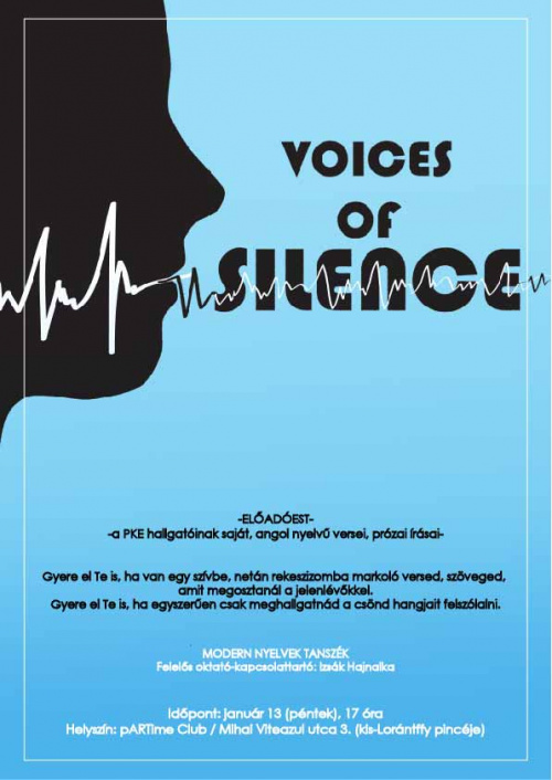 Modern Nyelvek Tanszék Voices of Silence